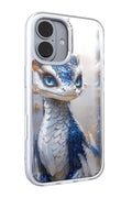 Piastra posteriore Draghetto + custodia Frost per iPhone 16