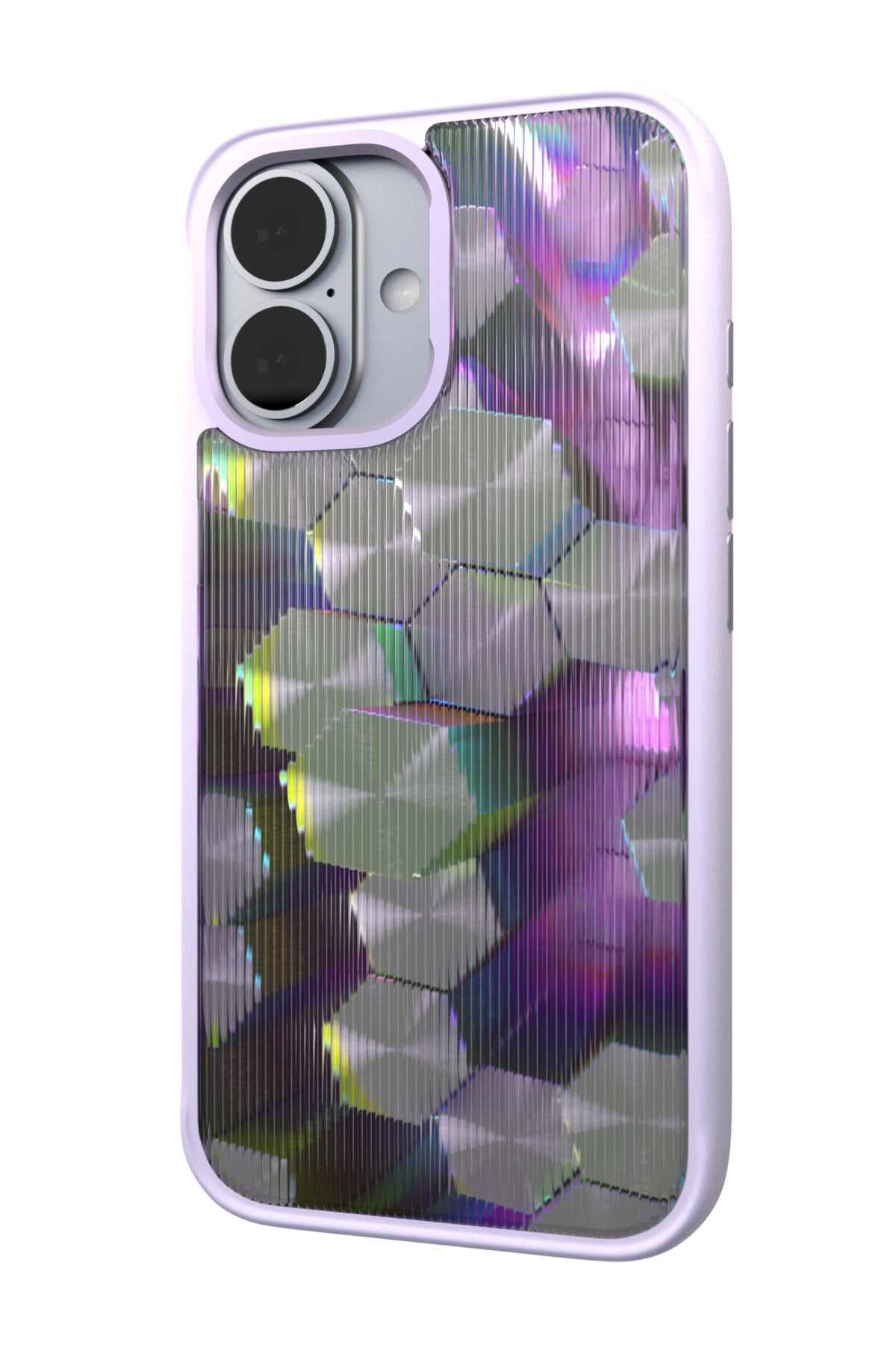 Control Rods Backplate + Purple Case for iPhone 16
