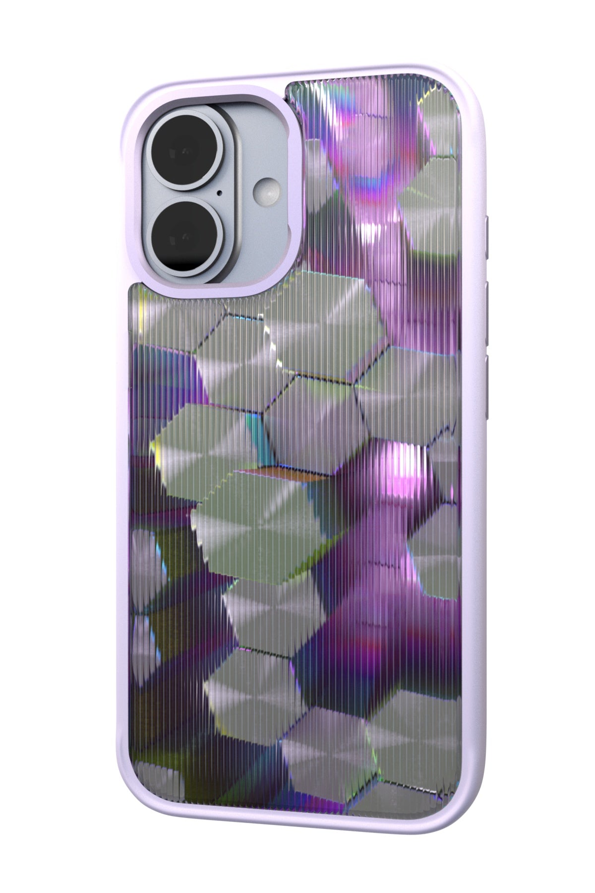 Control Rods Backplate + Purple Case for iPhone 16