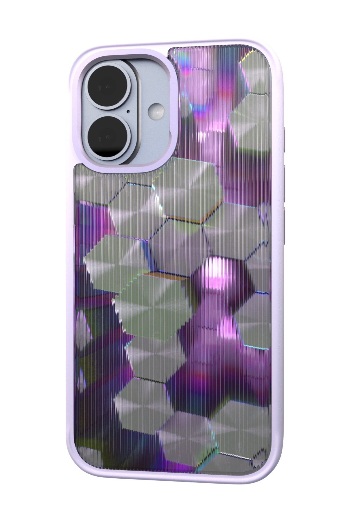 Control Rods Backplate + Purple Case for iPhone 16