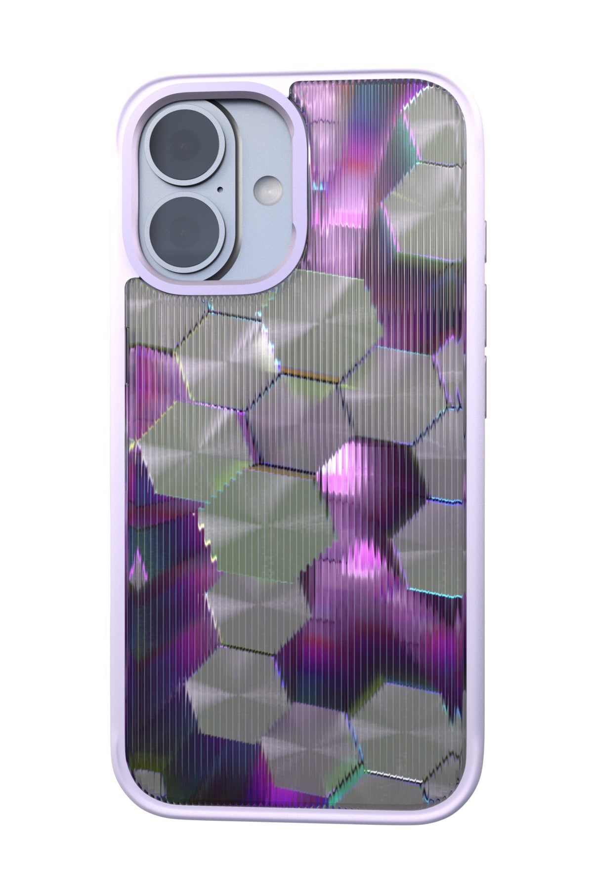 Control Rods Backplate + Purple Case for iPhone 16