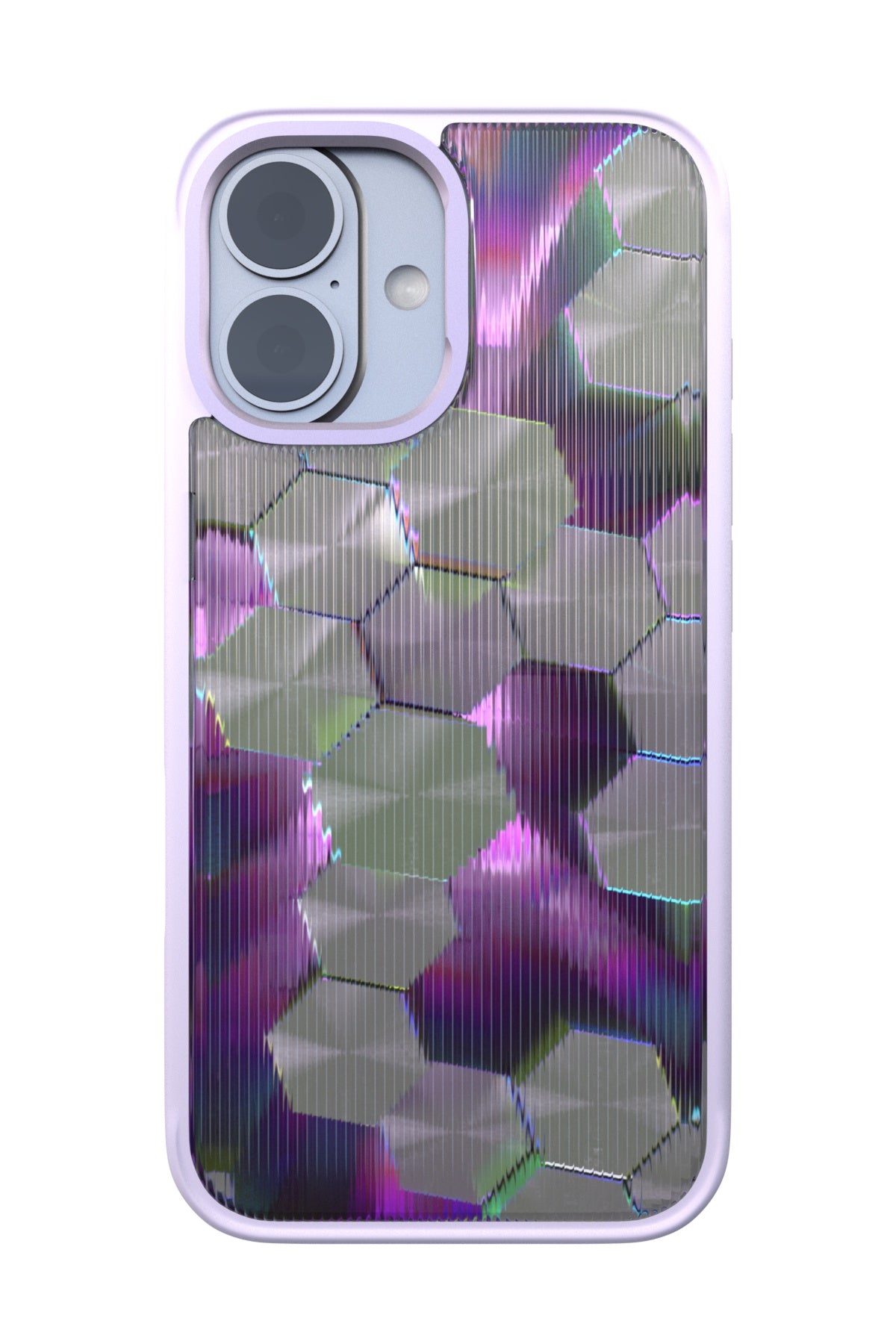 Control Rods Backplate + Purple Case for iPhone 16