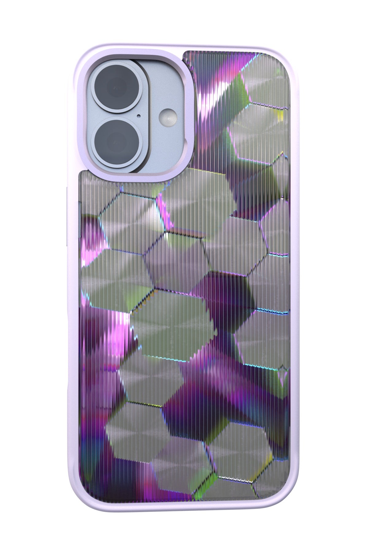 Control Rods Backplate + Purple Case for iPhone 16