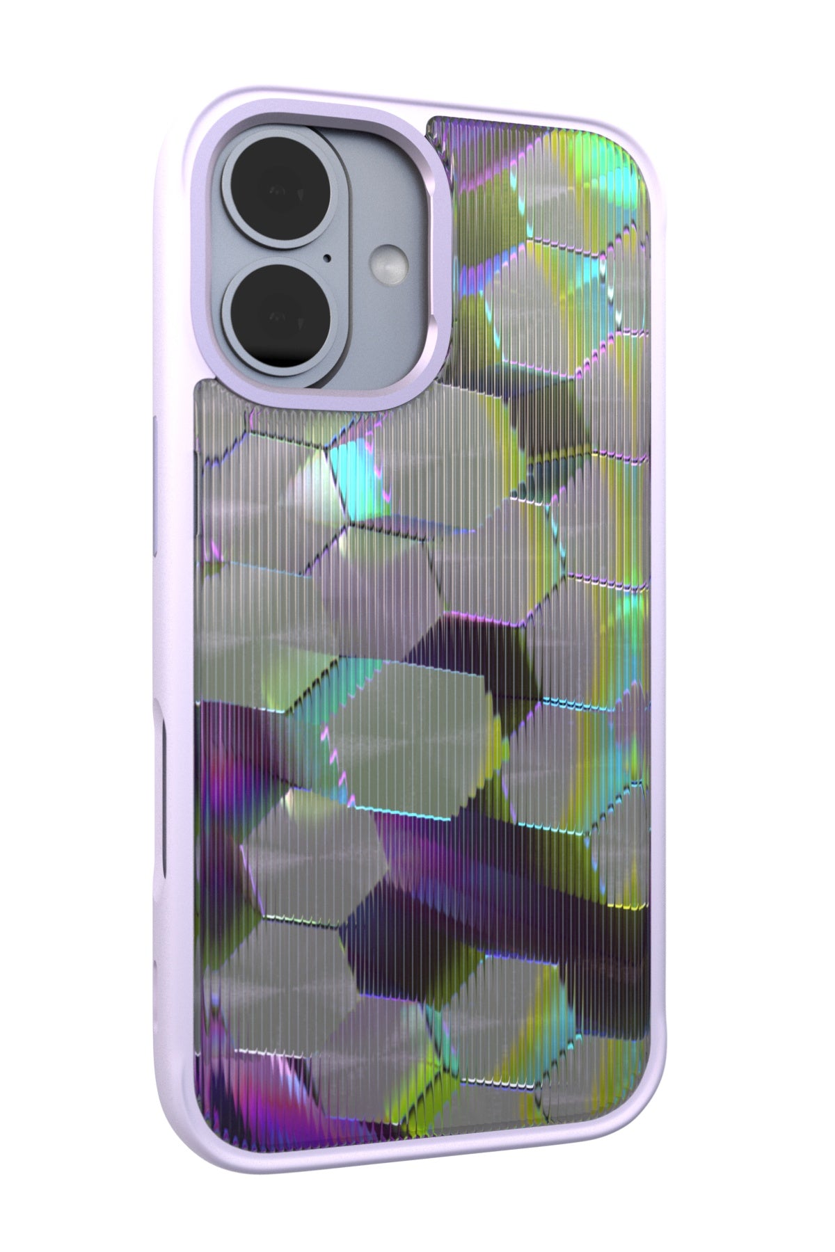 Control Rods Backplate + Purple Case for iPhone 16