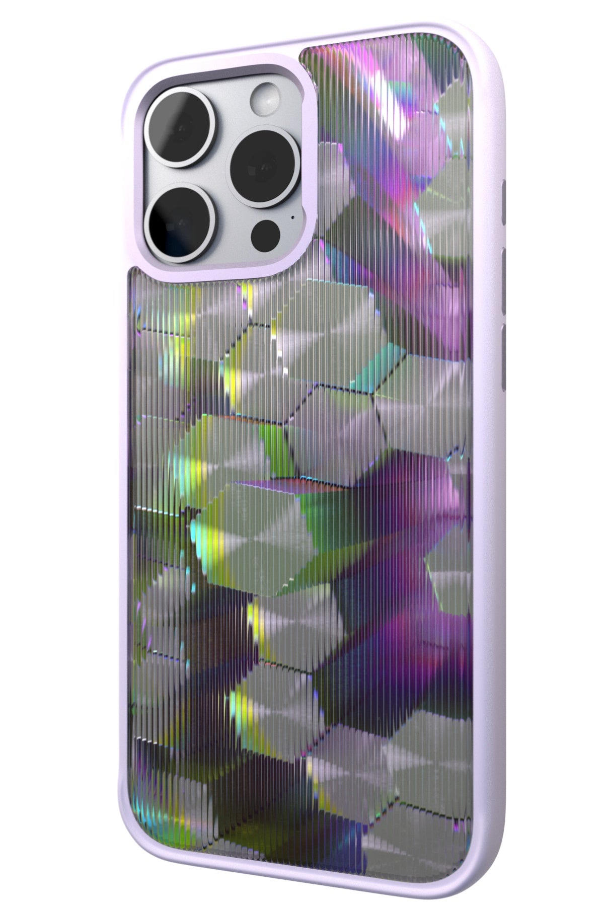 Control Rods Backplate + Purple Case for iPhone 16 Pro Max