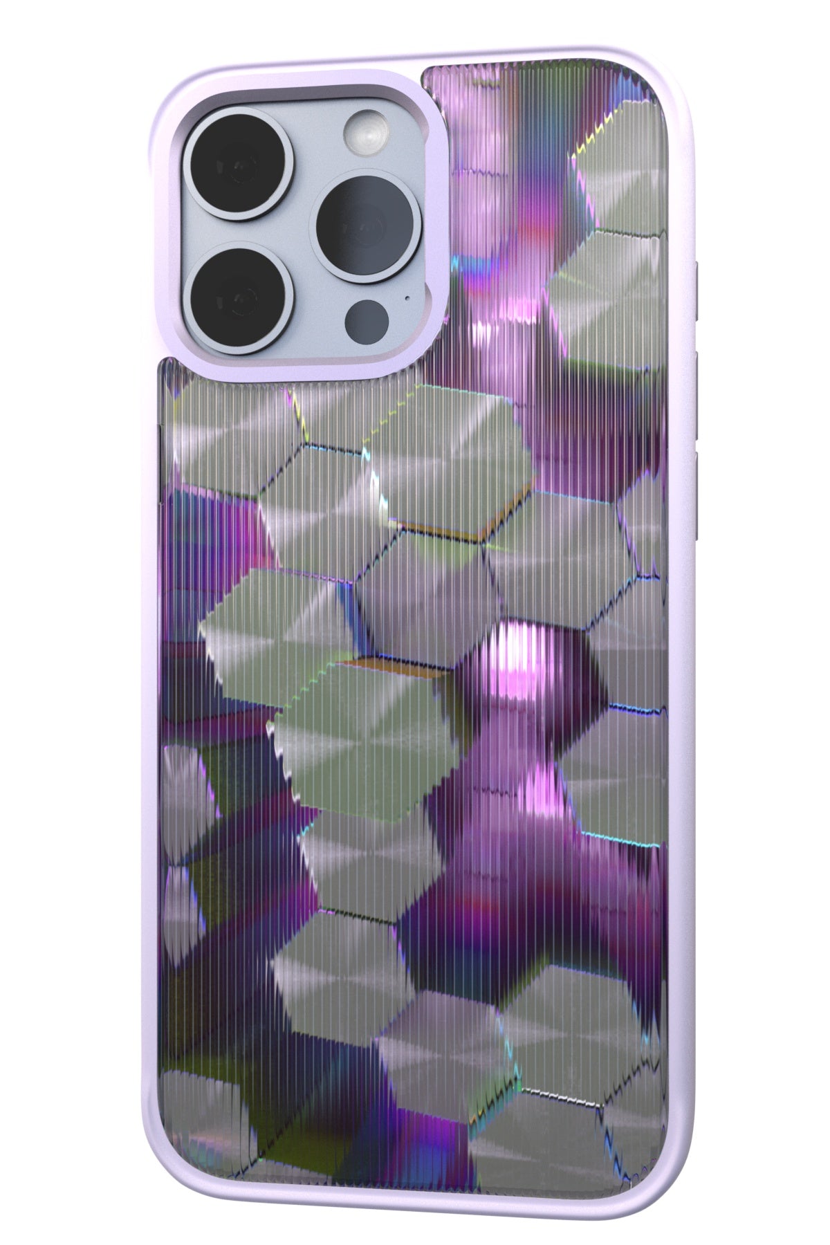 Control Rods Backplate + Purple Case for iPhone 16 Pro Max