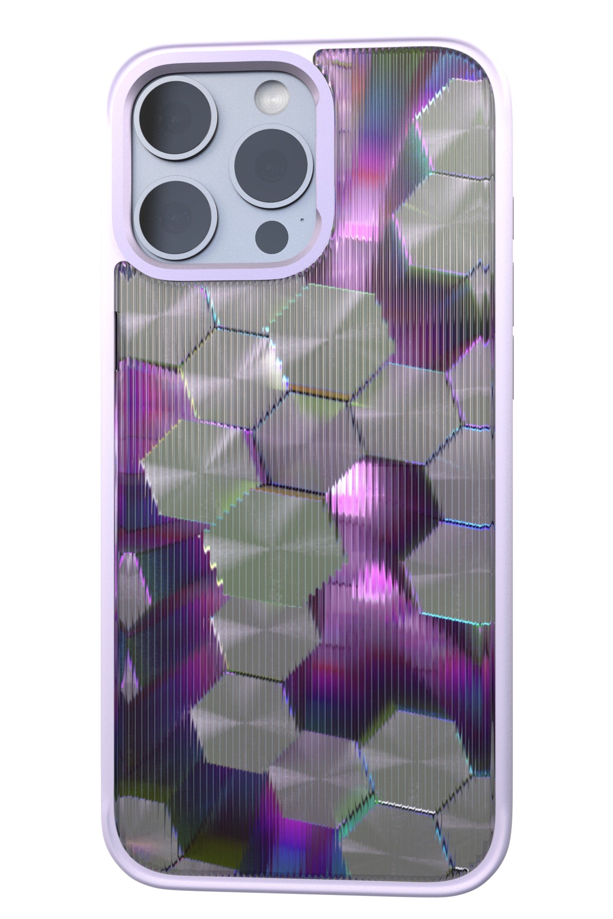 Control Rods Backplate + Purple Case for iPhone 16 Pro Max