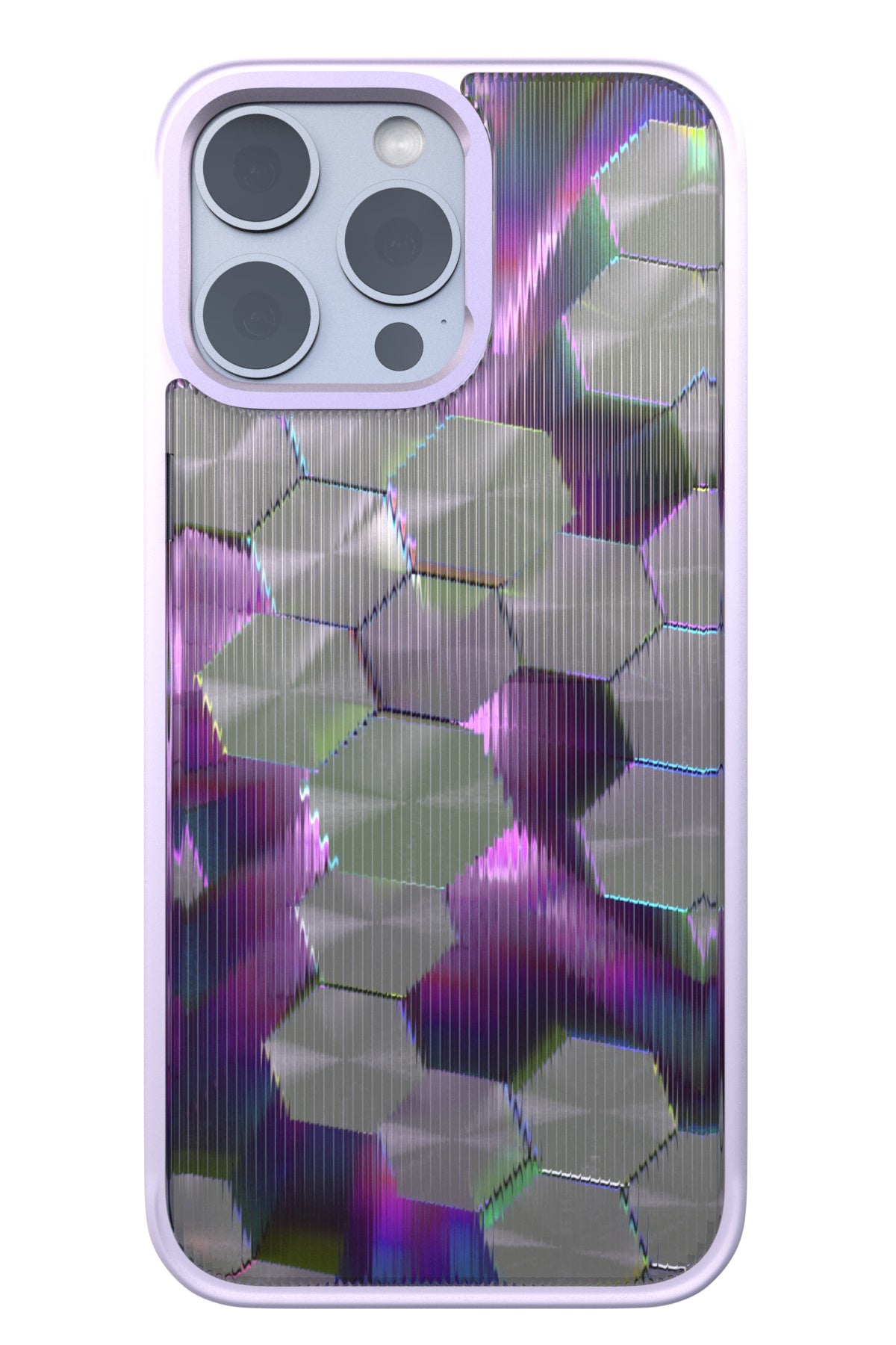 Control Rods Backplate + Purple Case for iPhone 16 Pro Max