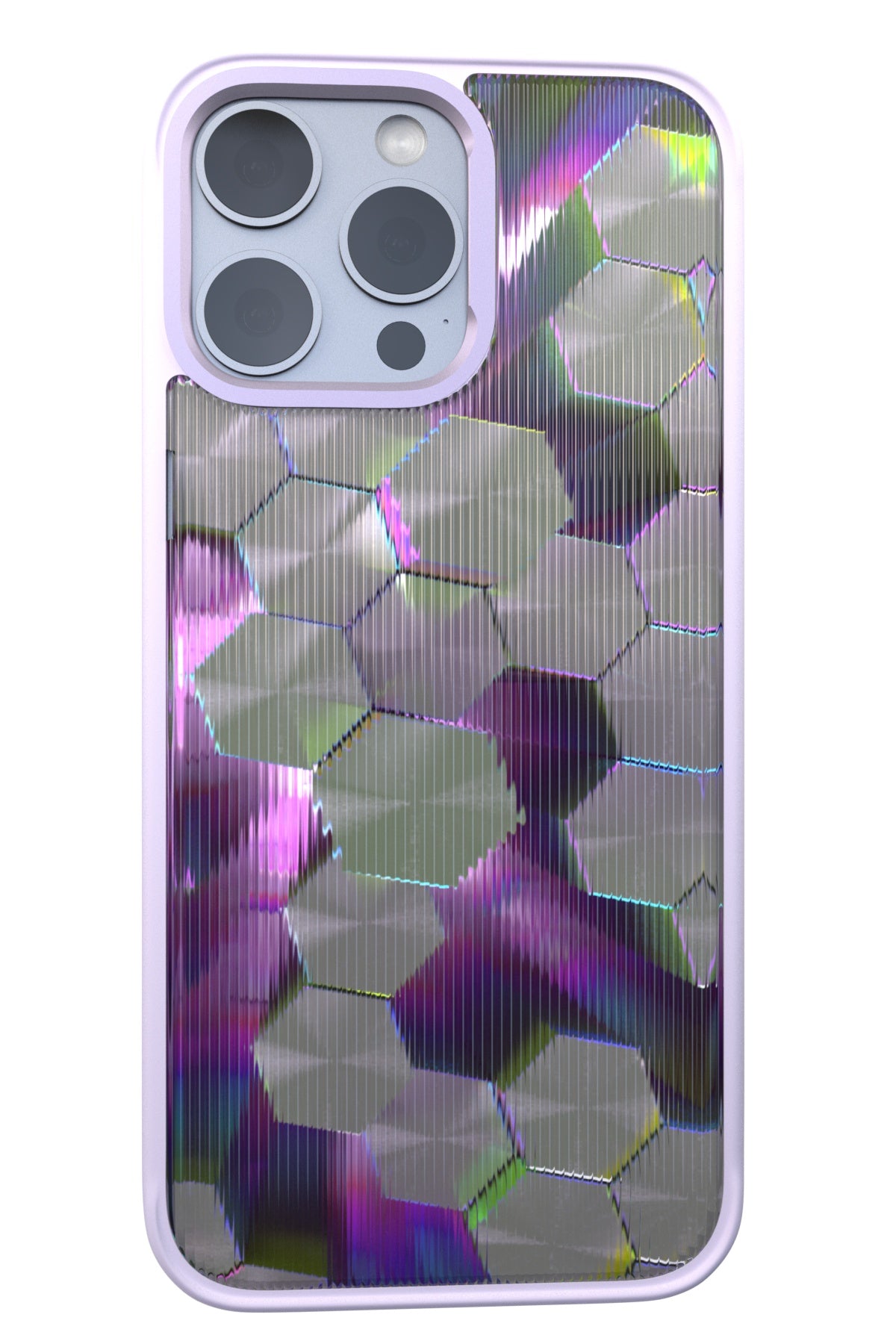 Control Rods Backplate + Purple Case for iPhone 16 Pro Max