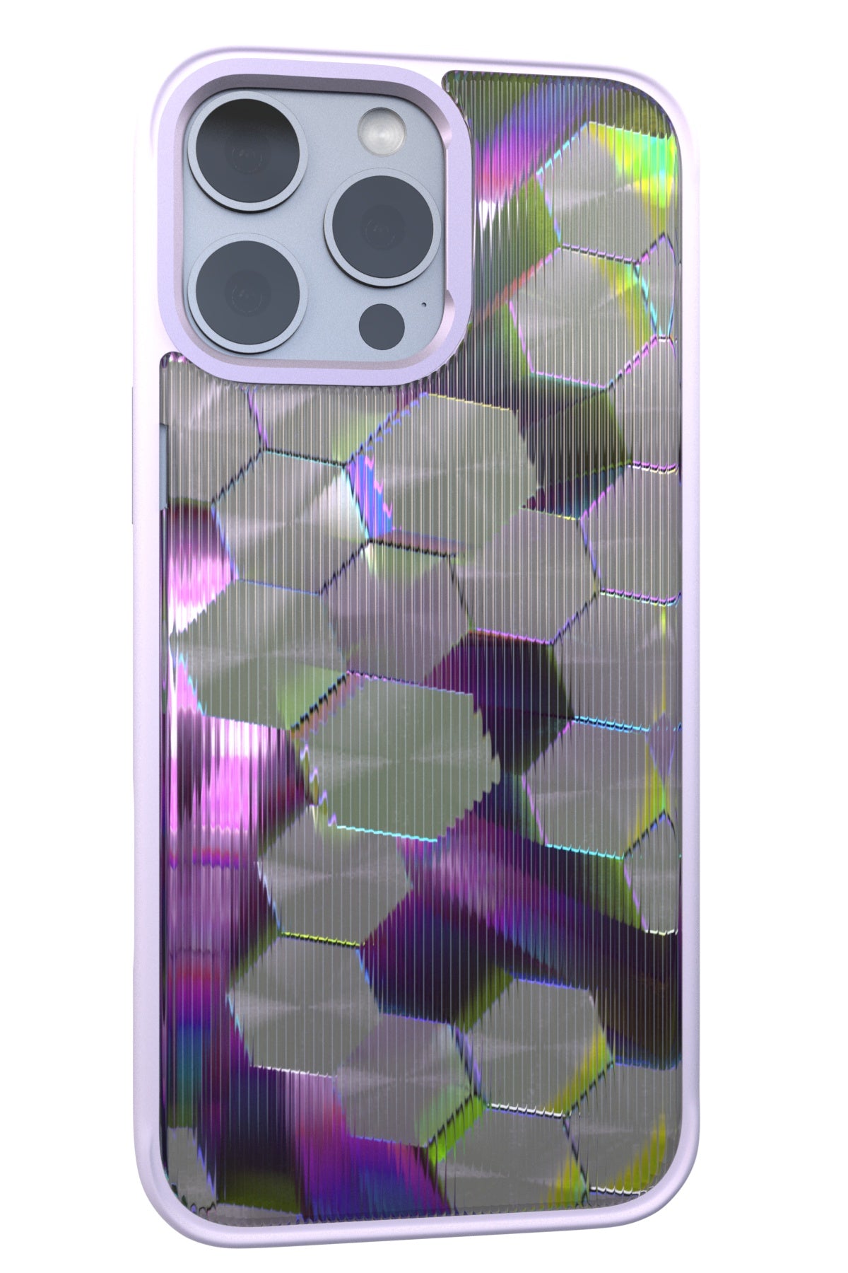 Control Rods Backplate + Purple Case for iPhone 16 Pro Max