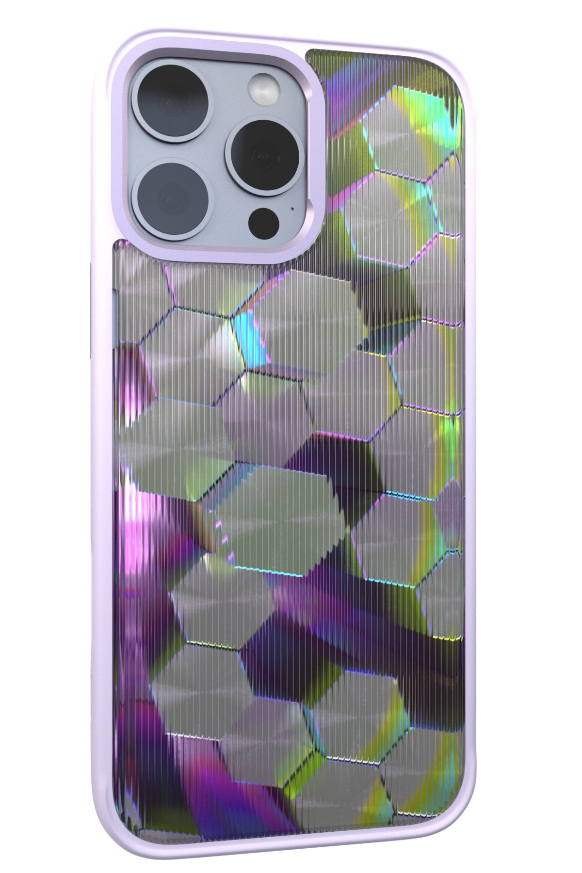 Control Rods Backplate + Purple Case for iPhone 16 Pro Max