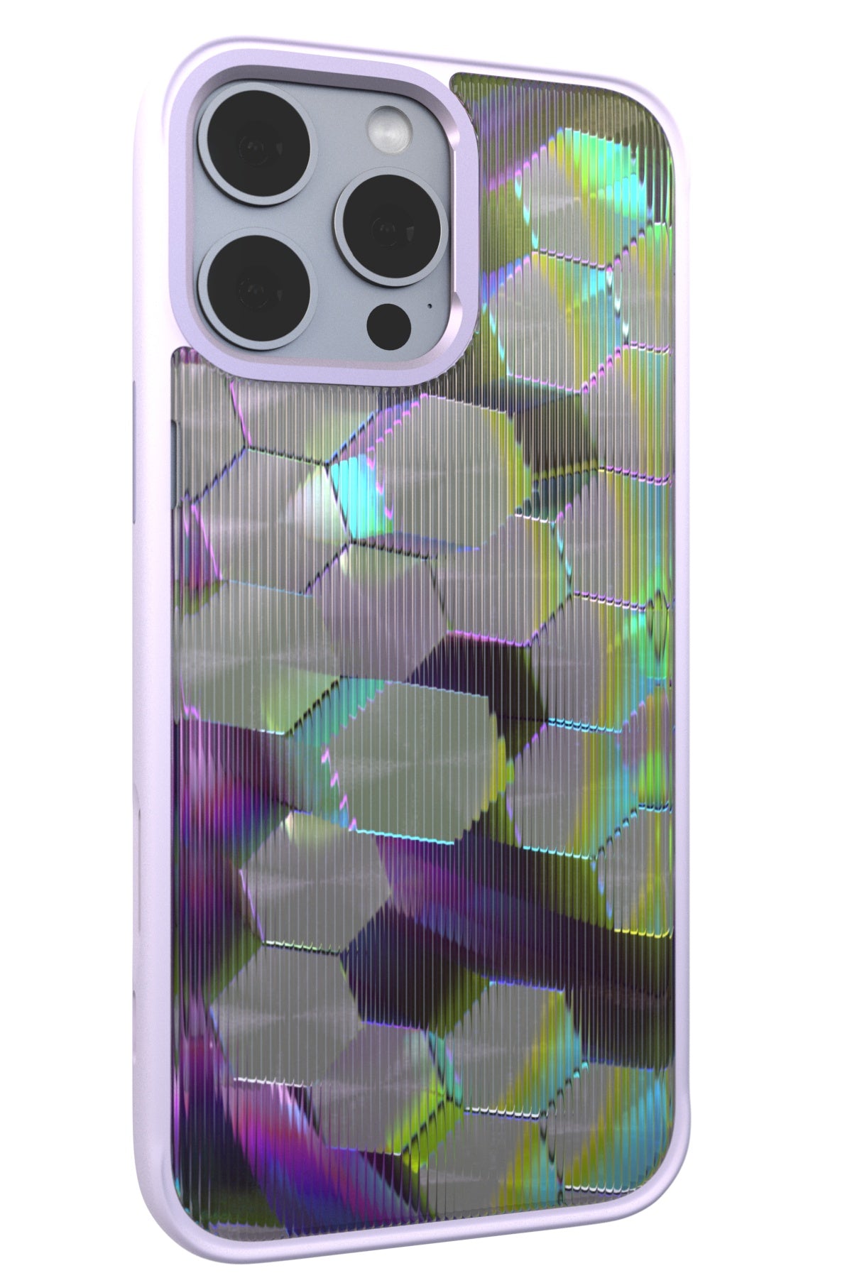 Control Rods Backplate + Purple Case for iPhone 16 Pro Max