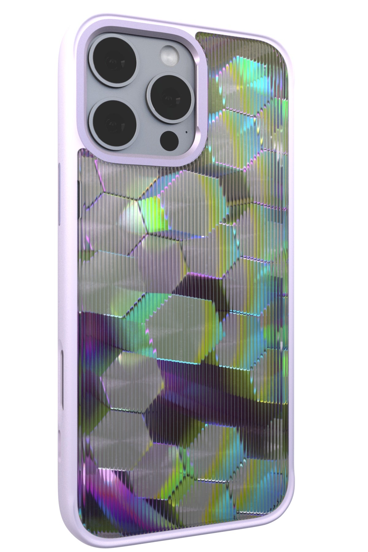 Control Rods Backplate + Purple Case for iPhone 16 Pro Max