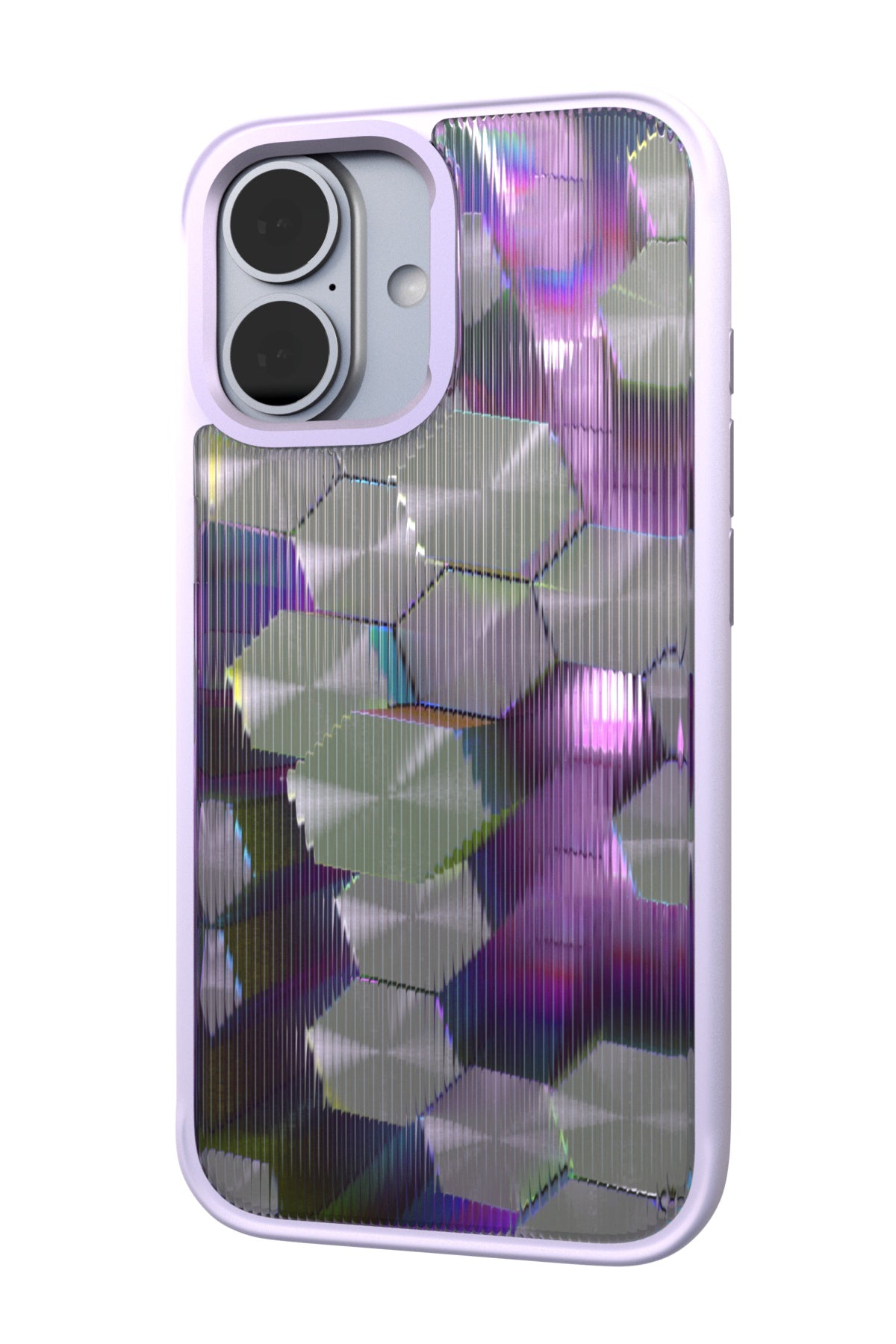 Control Rods Backplate + Purple Case for iPhone 17