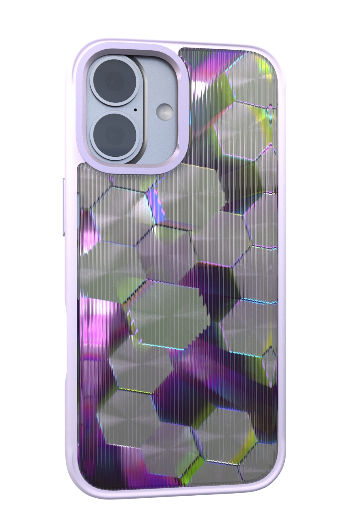 Control Rods Backplate + Purple Case for iPhone 17