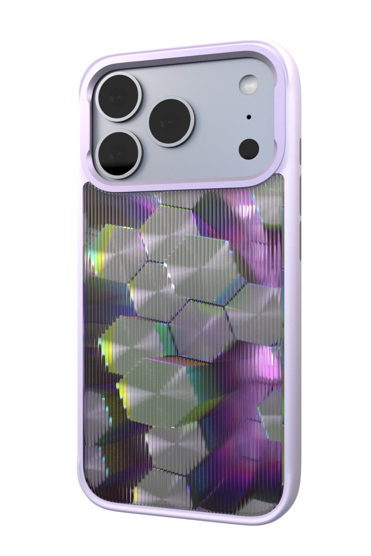 Control Rods Backplate + Purple Case for iPhone 17 Pro