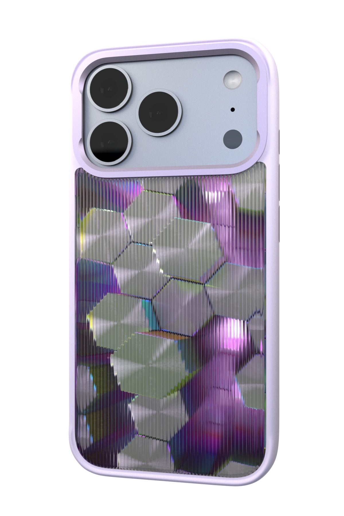 Control Rods Backplate + Purple Case for iPhone 17 Pro