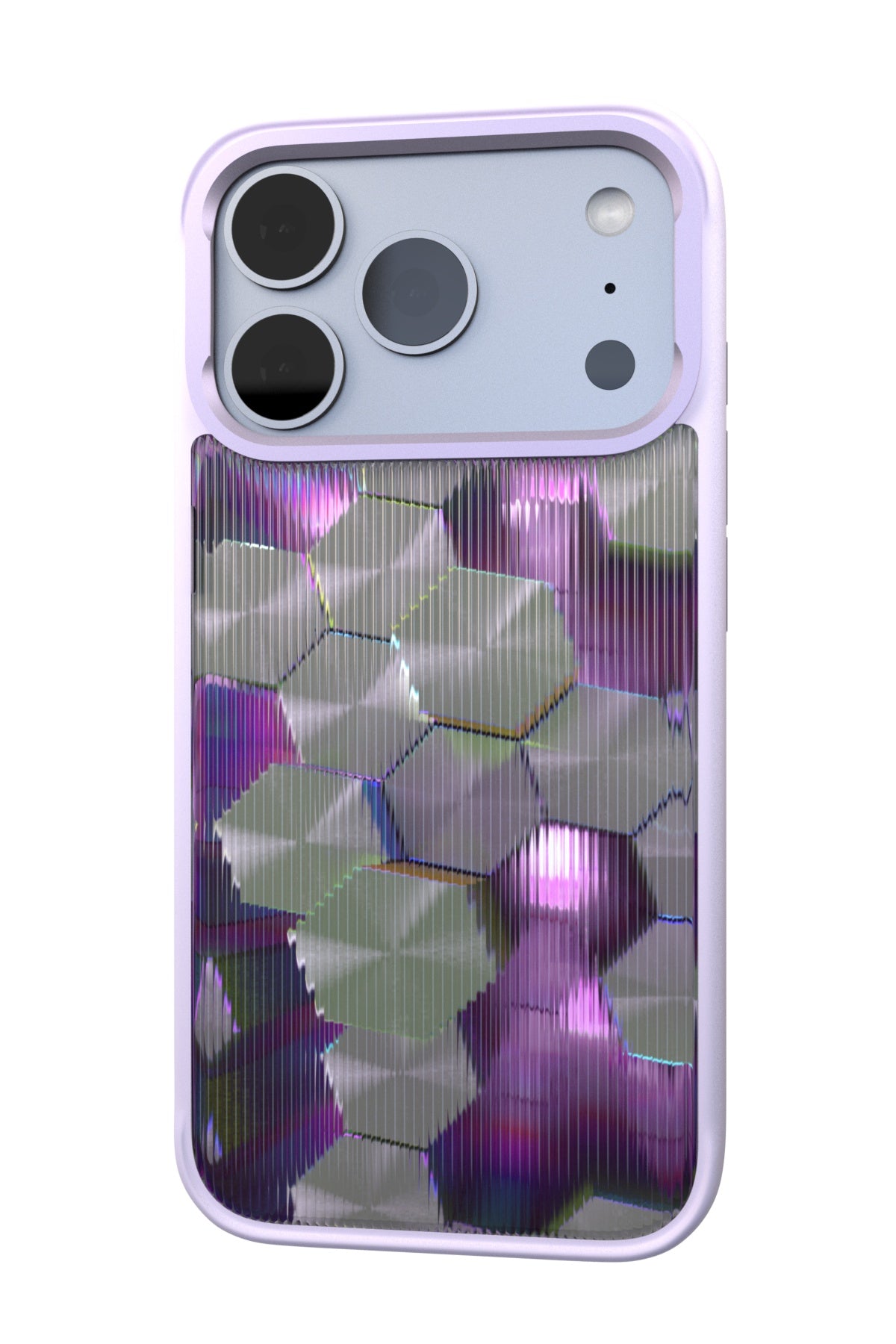 Control Rods Backplate + Purple Case for iPhone 17 Pro