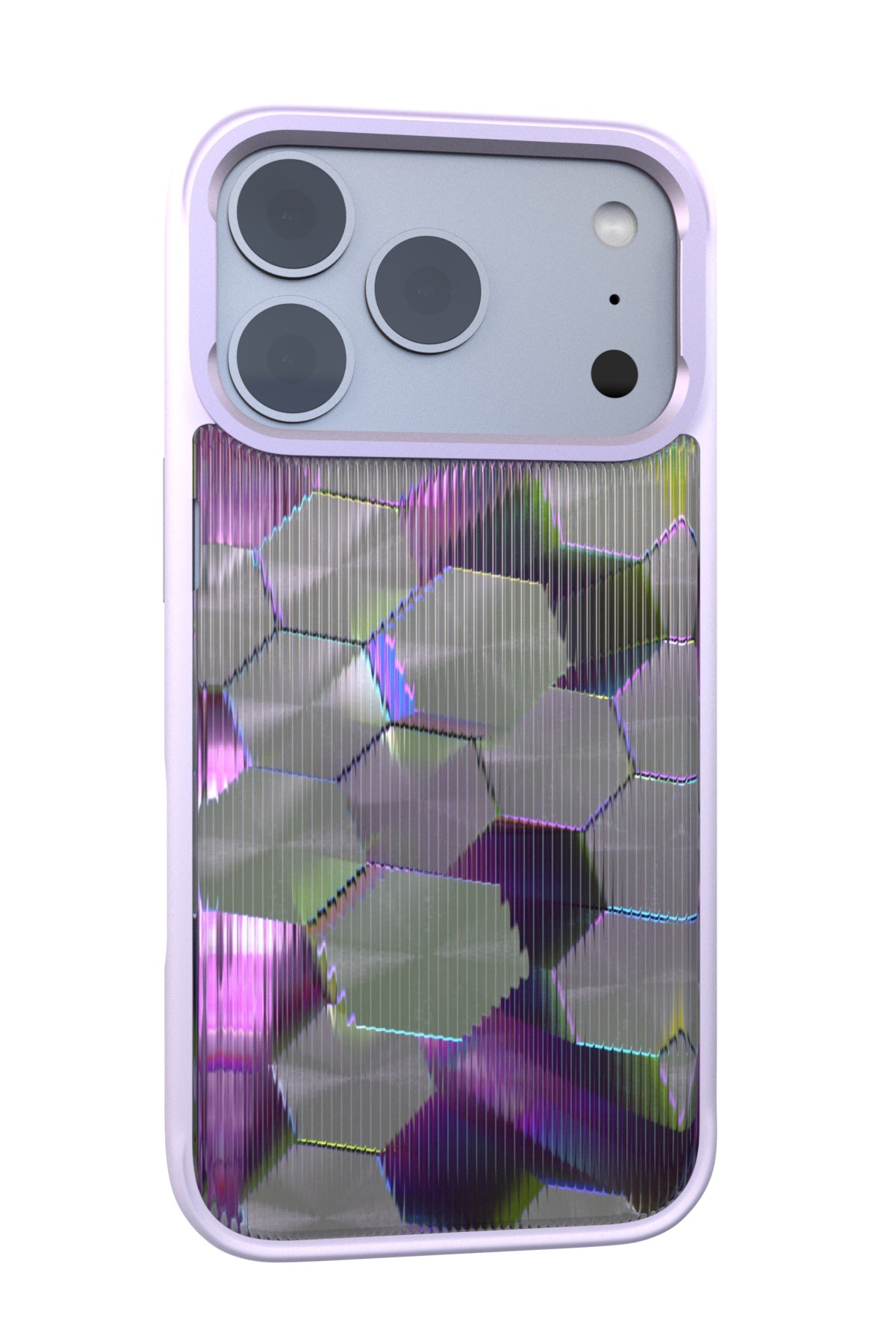 Control Rods Backplate + Purple Case for iPhone 17 Pro