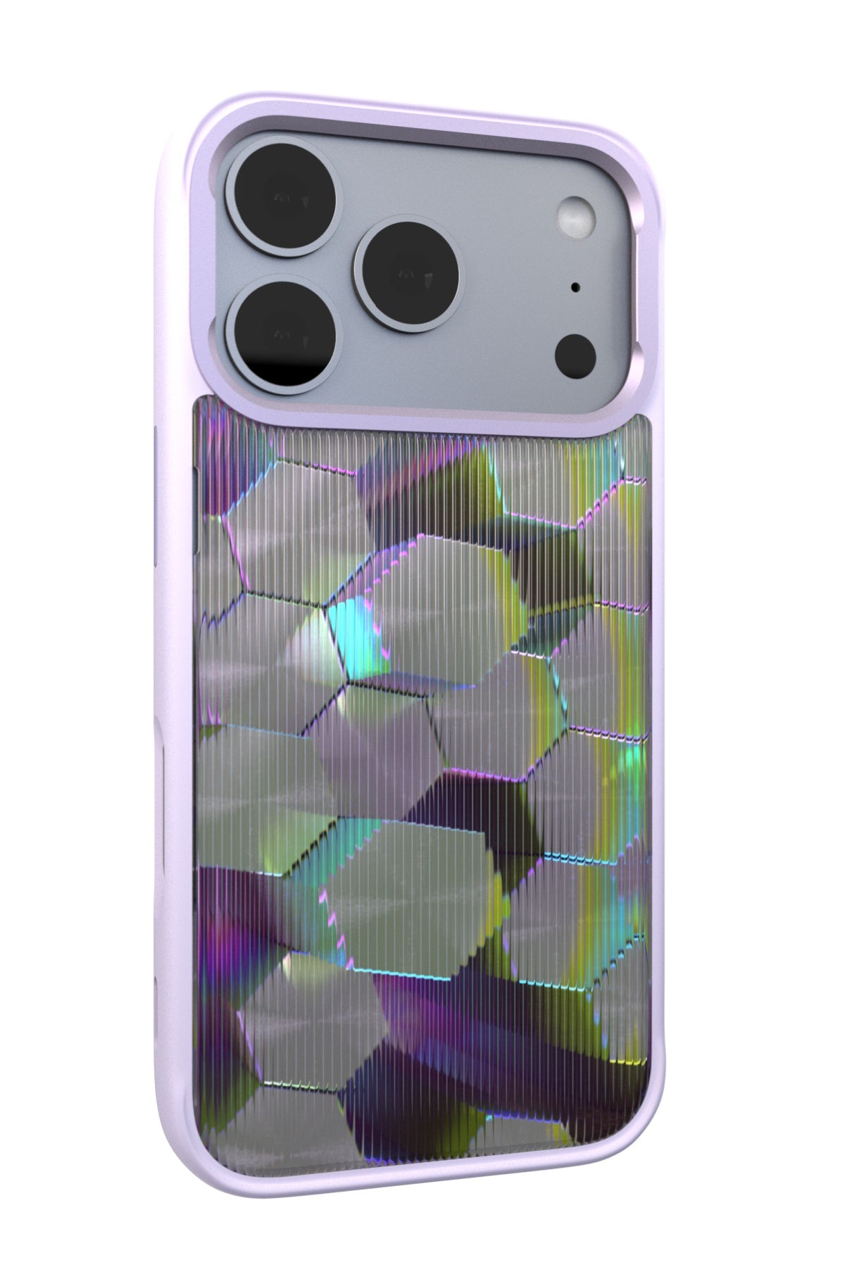 Control Rods Backplate + Purple Case for iPhone 17 Pro