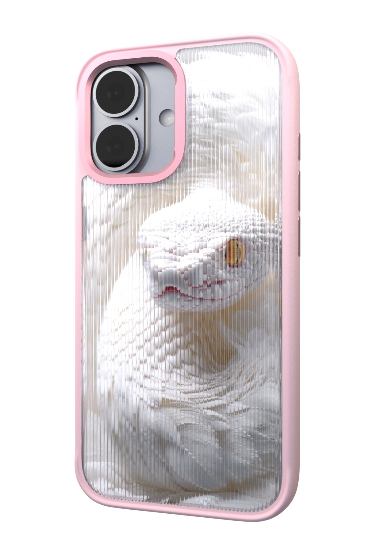 Feathered Serpent Backplate+ Pink Case for iPhone 17