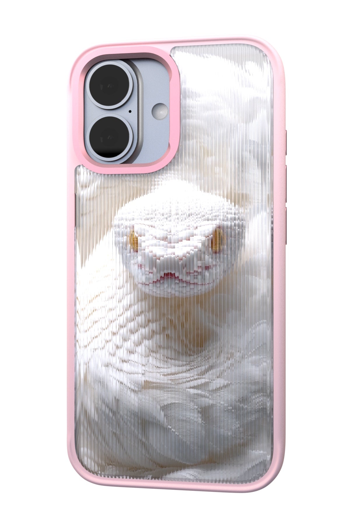 Feathered Serpent Backplate+ Pink Case for iPhone 17