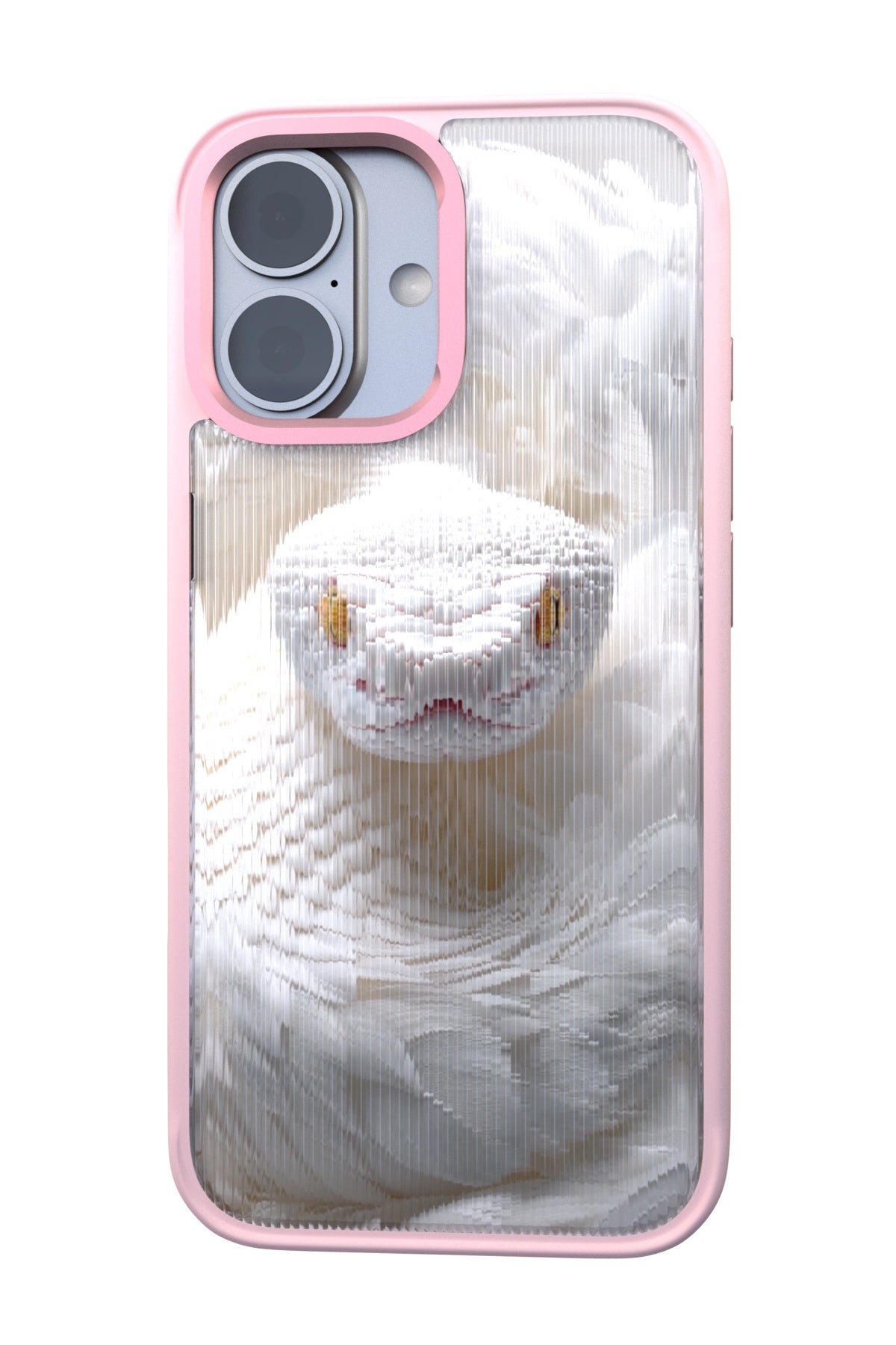 Feathered Serpent Backplate+ Pink Case for iPhone 17