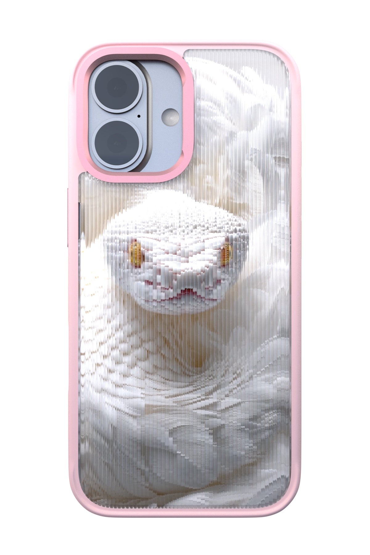 Feathered Serpent Backplate+ Pink Case for iPhone 17