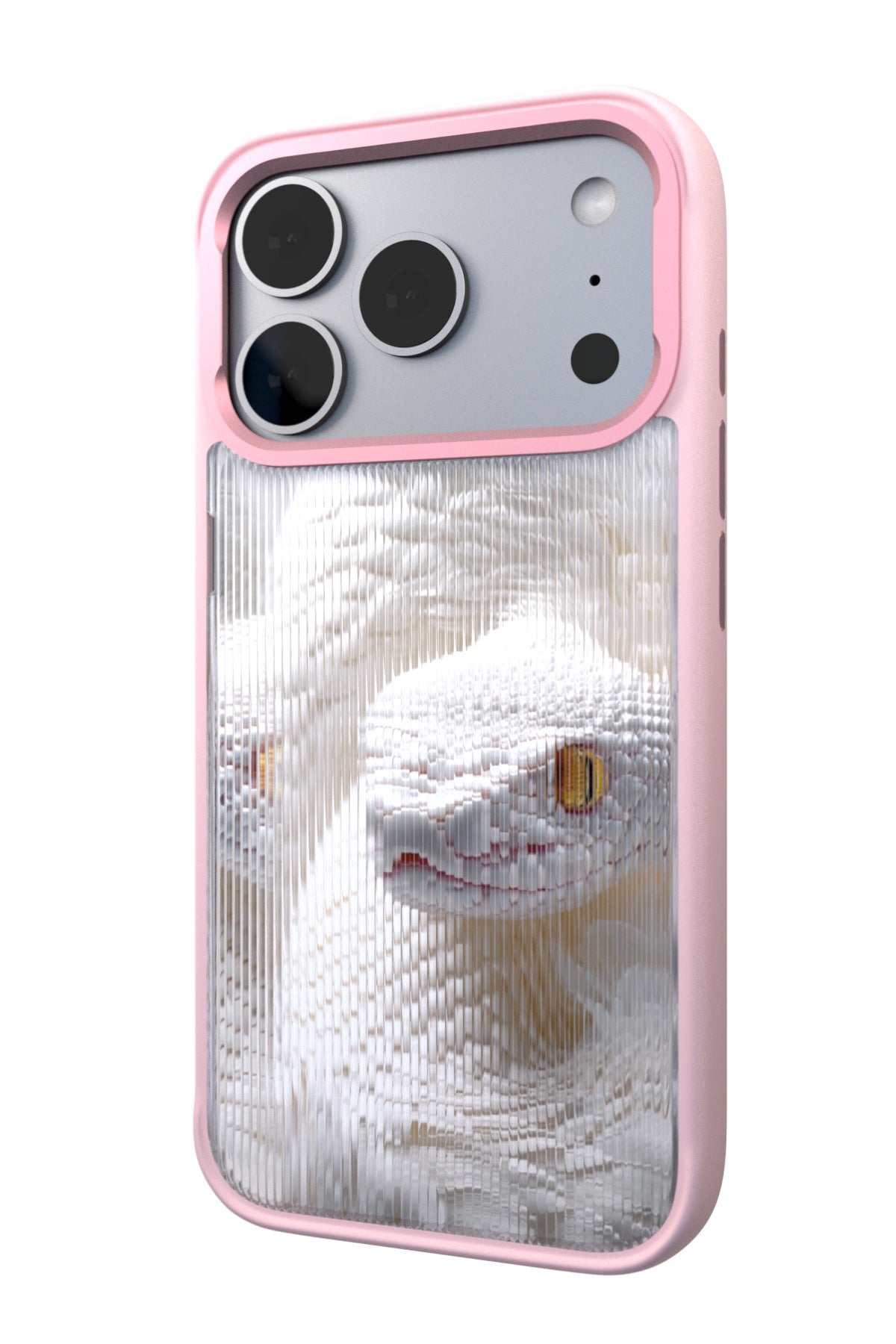Feathered Serpent Backplate+ Pink Case for iPhone 17 Pro