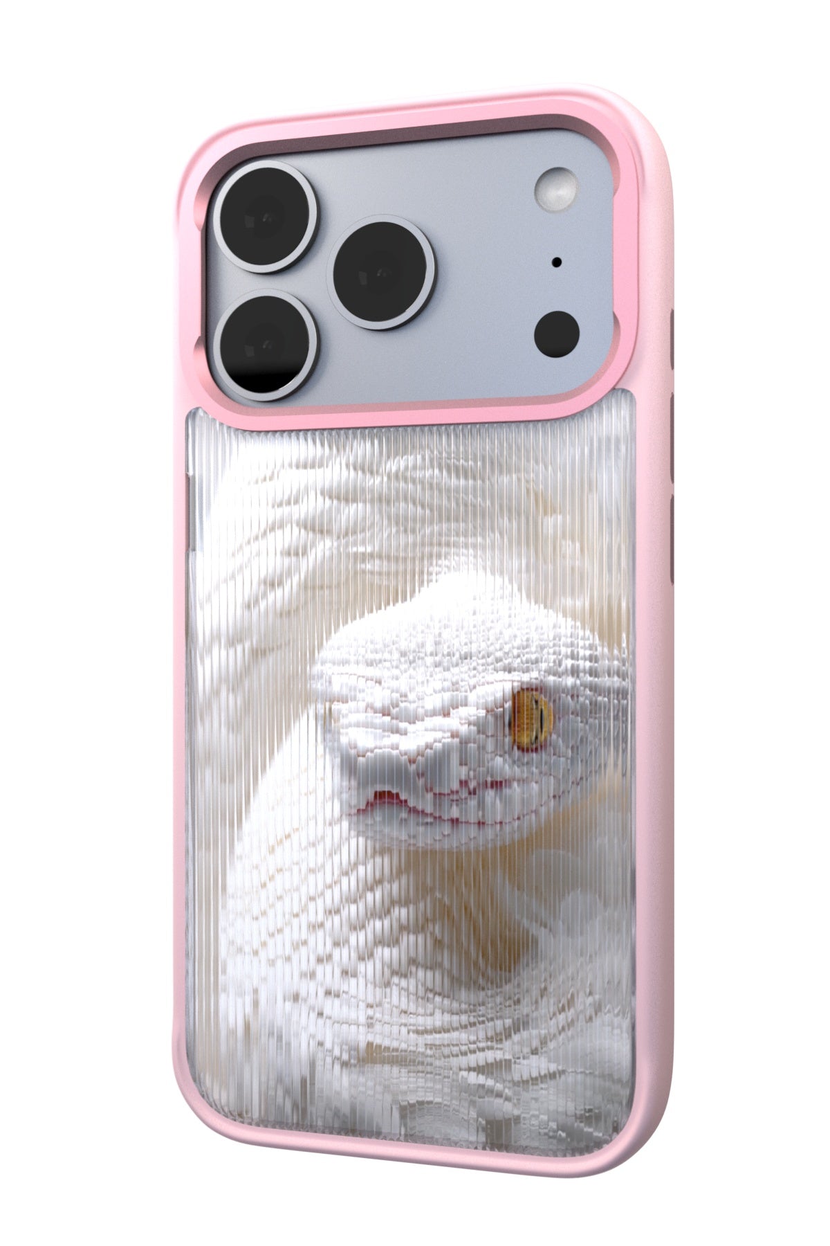 Feathered Serpent Backplate+ Pink Case for iPhone 17 Pro