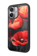 Poppy Black Backplate + Black Case for iPhone 16