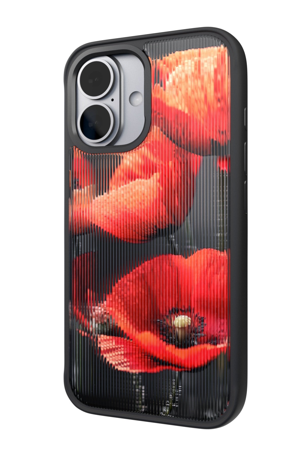 Poppy Black Backplate + Black Case for iPhone 16
