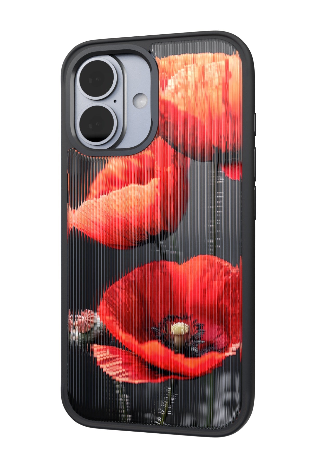 Poppy Black Backplate + Black Case for iPhone 16