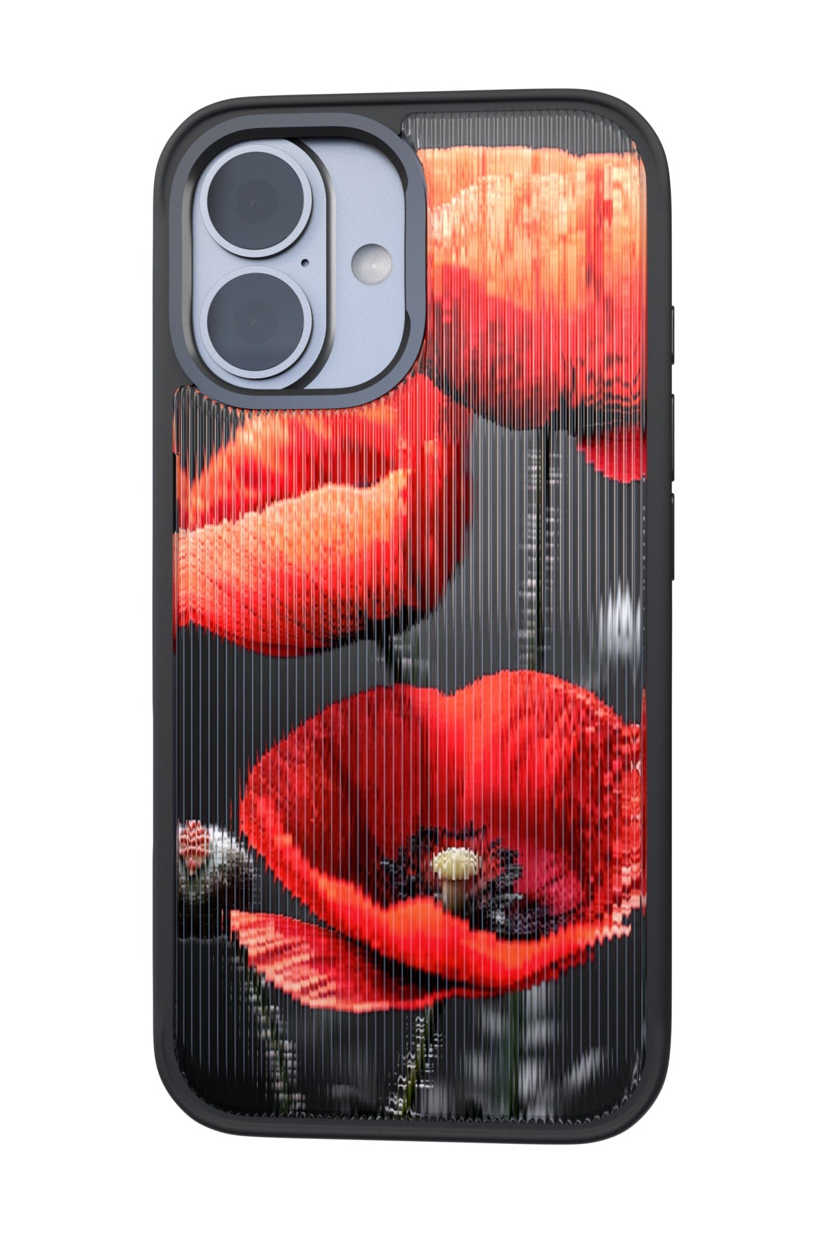 Poppy Black Backplate + Black Case for iPhone 16