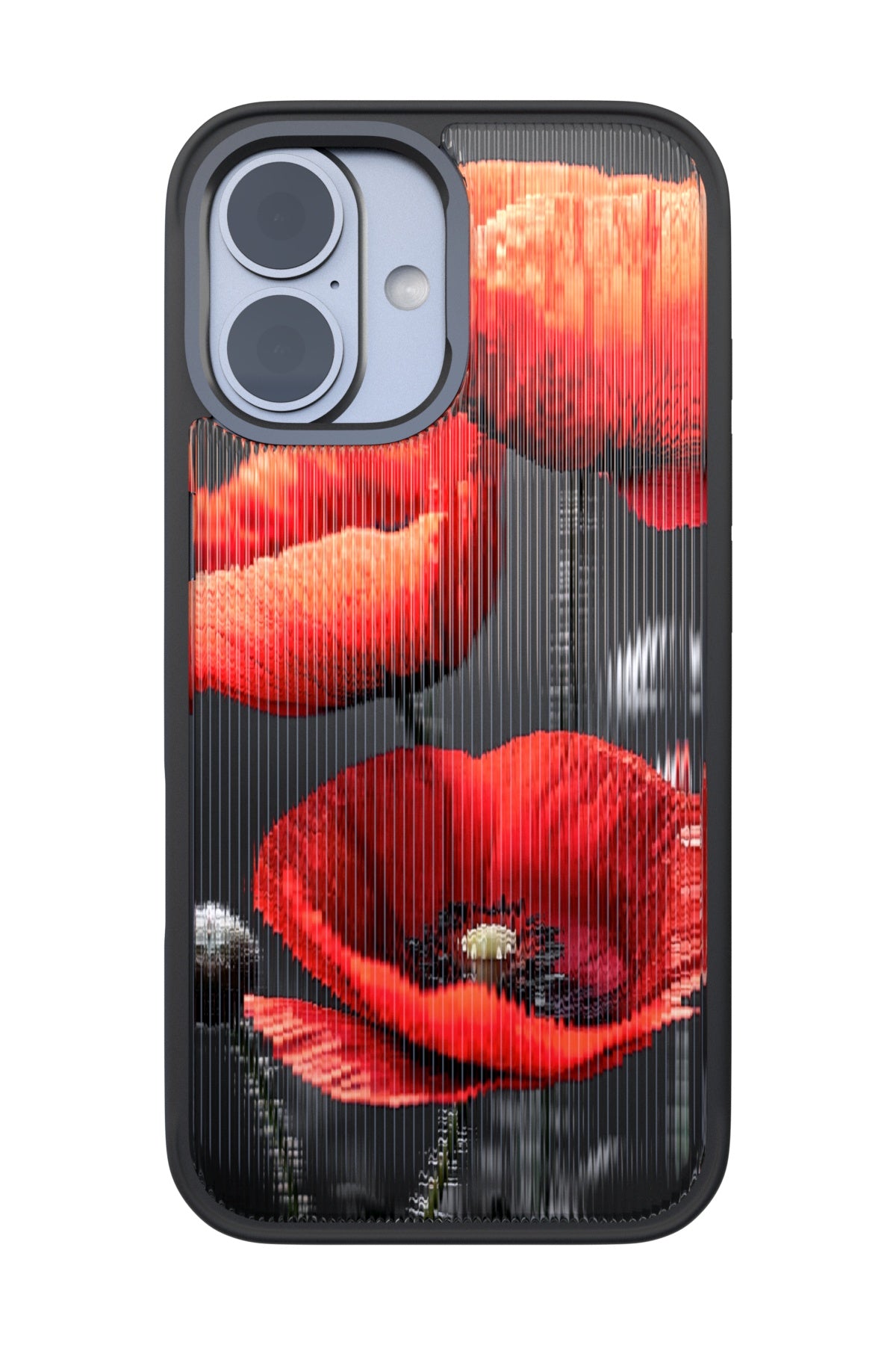 Poppy Black Backplate + Black Case for iPhone 16