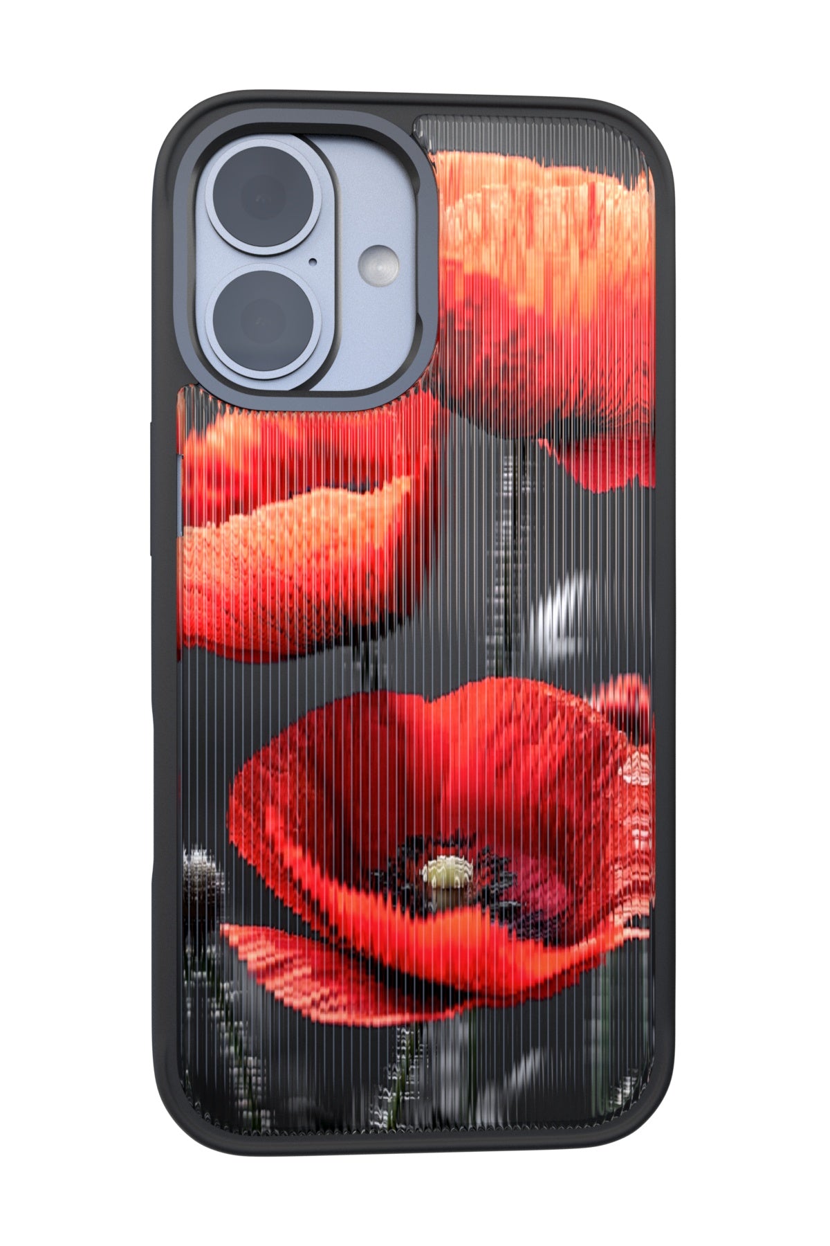 Poppy Black Backplate + Black Case for iPhone 16
