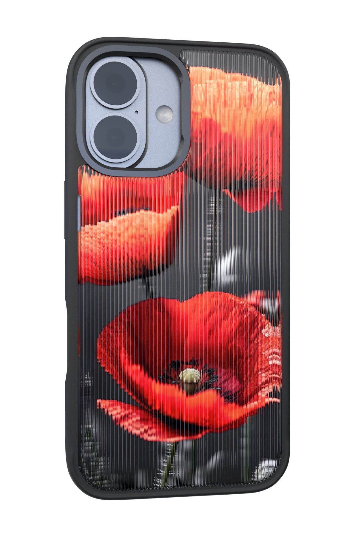 Poppy Black Backplate + Black Case for iPhone 16