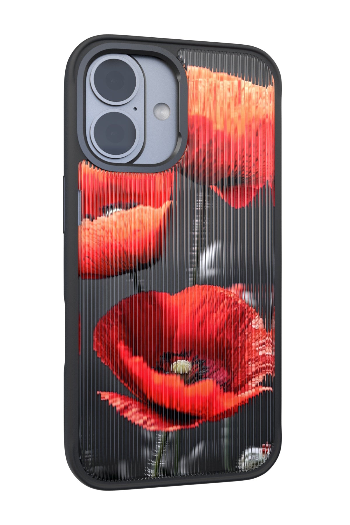 Poppy Black Backplate + Black Case for iPhone 16