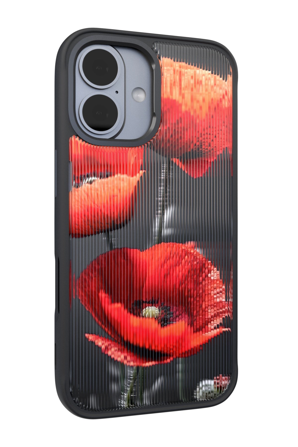 Poppy Black Backplate + Black Case for iPhone 16