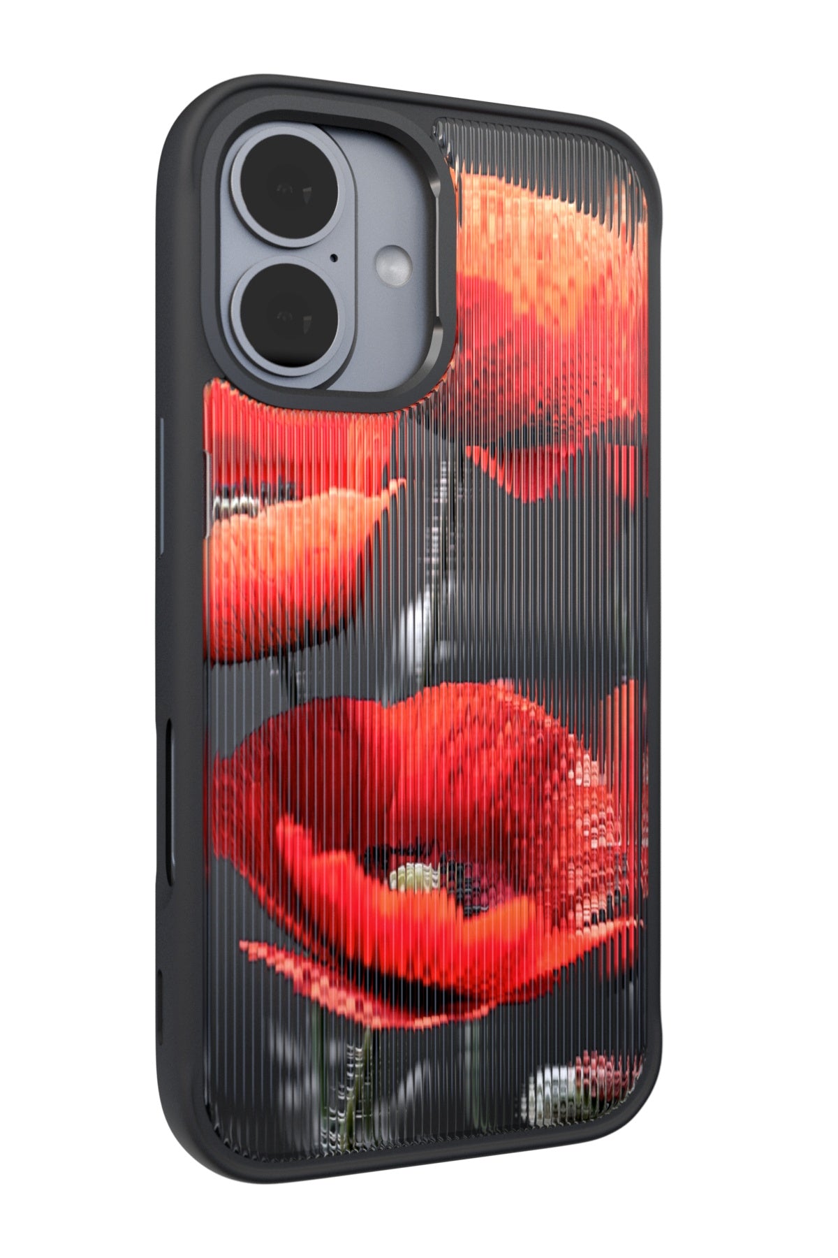 Poppy Black Backplate + Black Case for iPhone 16