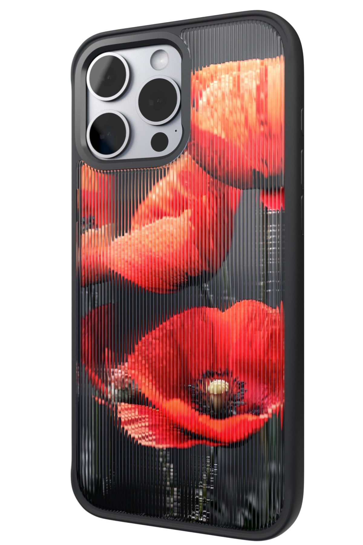 Poppy Black Backplate + Black Case for iPhone 16 Pro Max