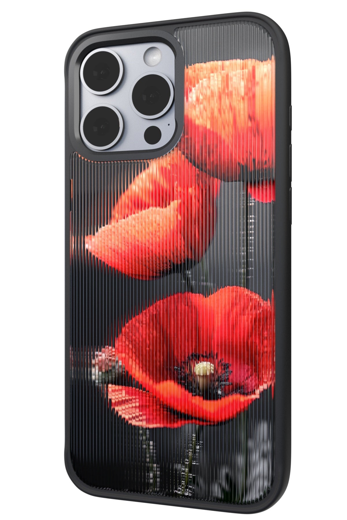 Poppy Black Backplate + Black Case for iPhone 16 Pro Max