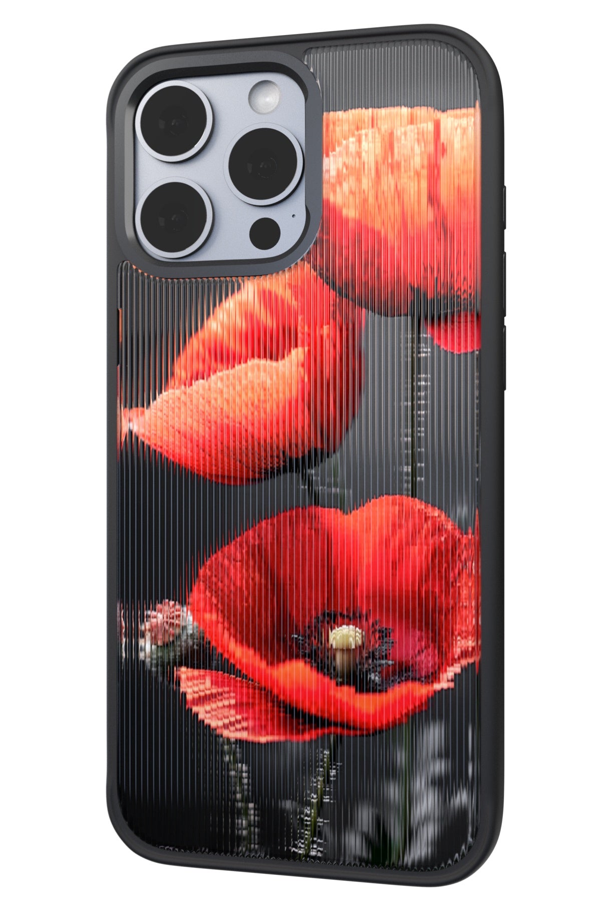 Poppy Black Backplate + Black Case for iPhone 16 Pro Max