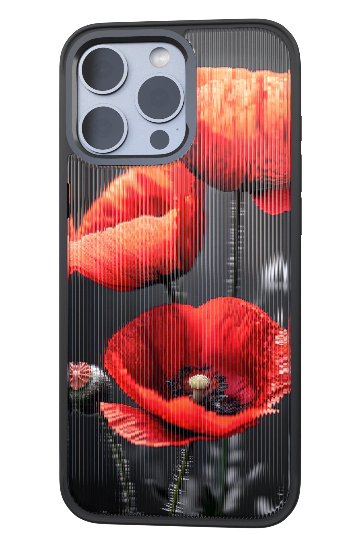 Poppy Black Backplate + Black Case for iPhone 16 Pro Max