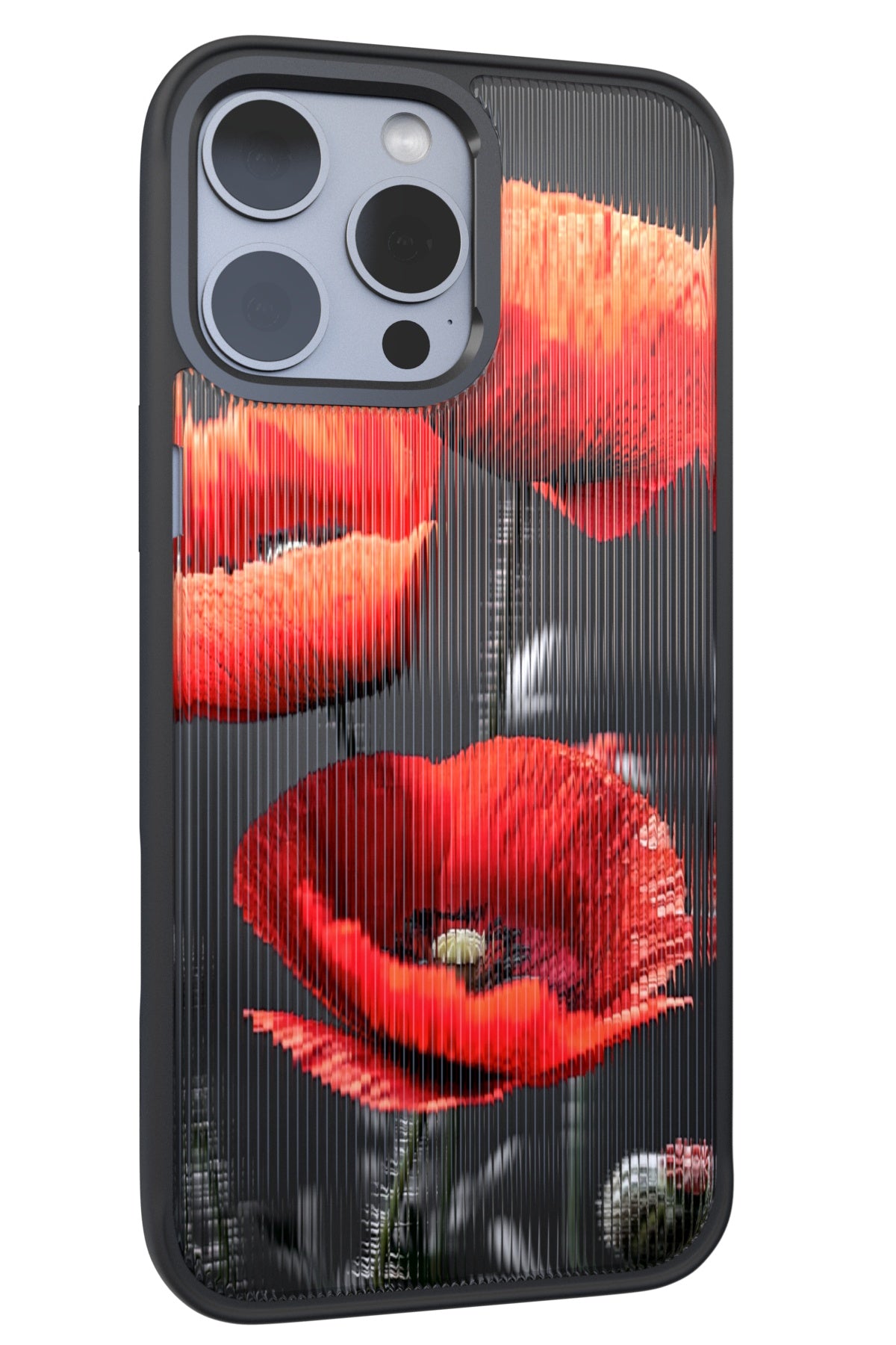 Poppy Black Backplate + Black Case for iPhone 16 Pro Max