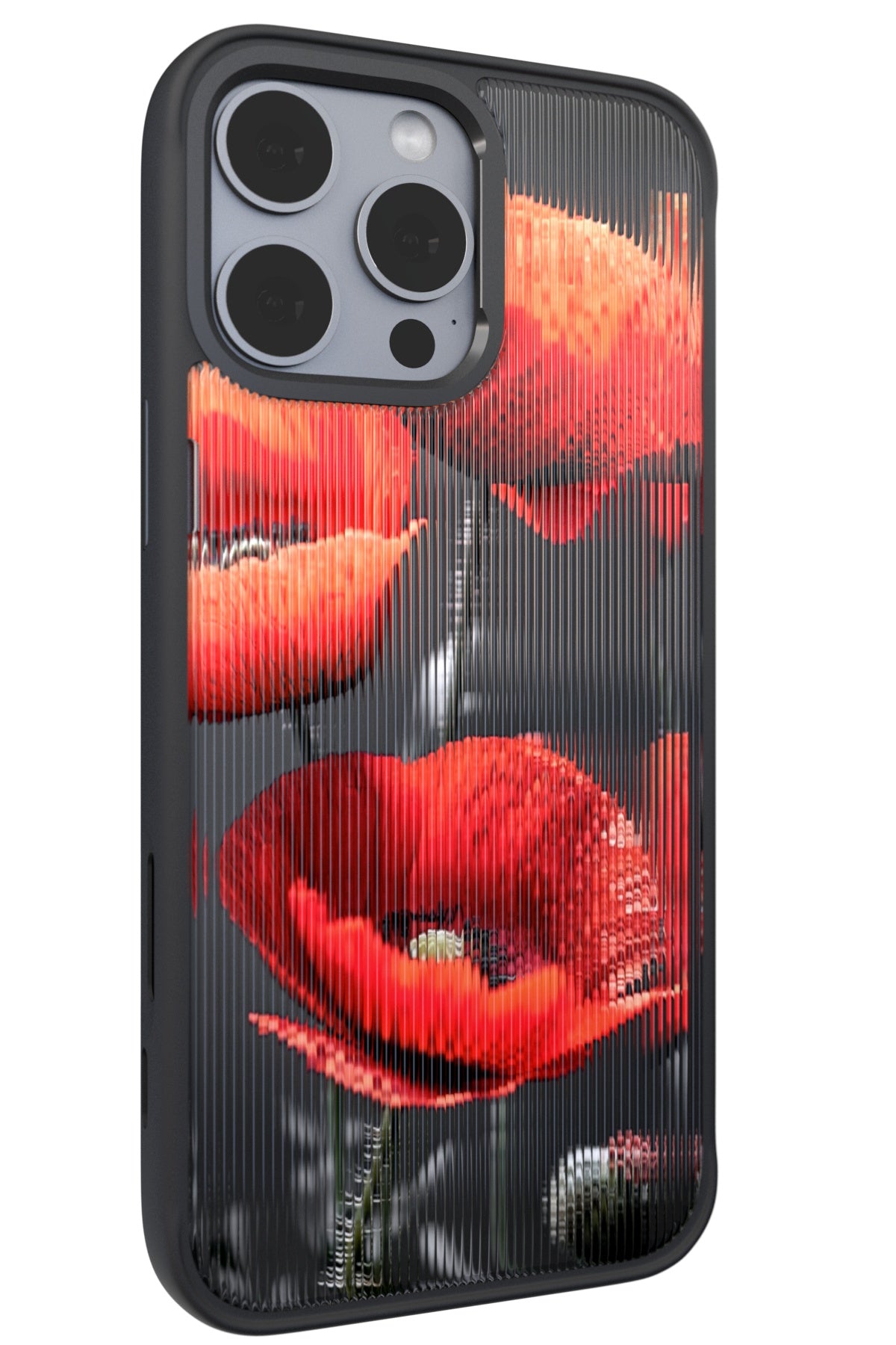 Poppy Black Backplate + Black Case for iPhone 16 Pro Max