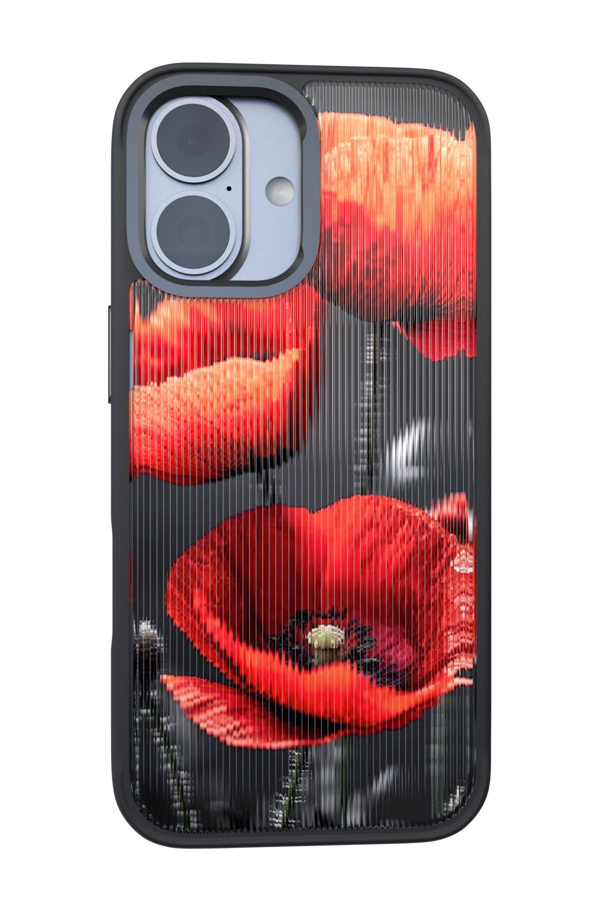 Poppy Black Backplate + Black Case for iPhone 17