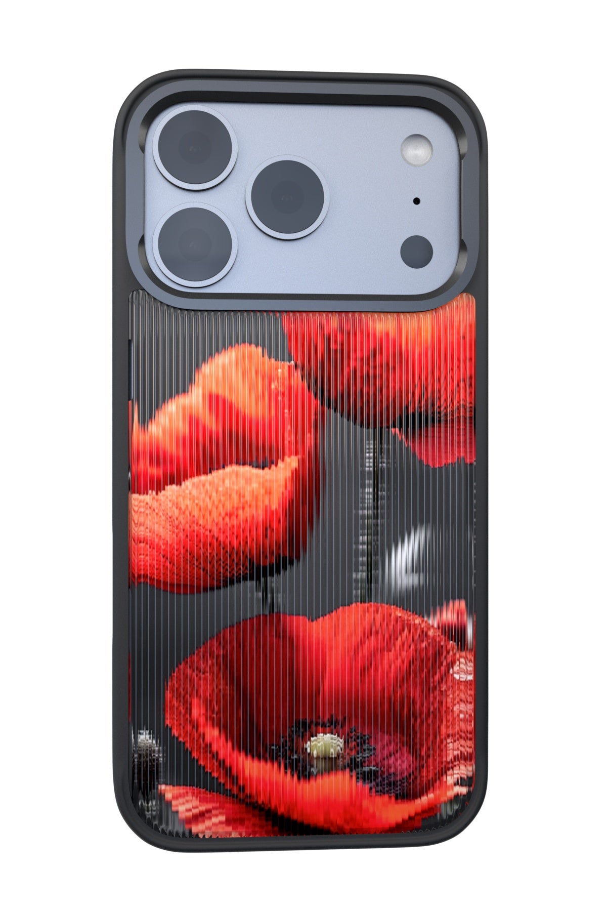 Poppy Black Backplate + Black Case for iPhone 17 Pro