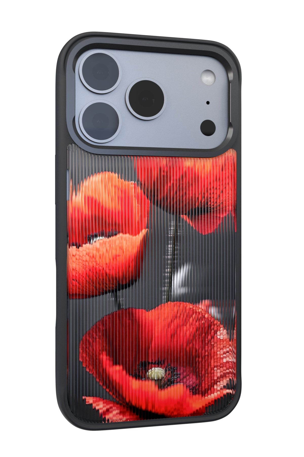 Poppy Black Backplate + Black Case for iPhone 17 Pro