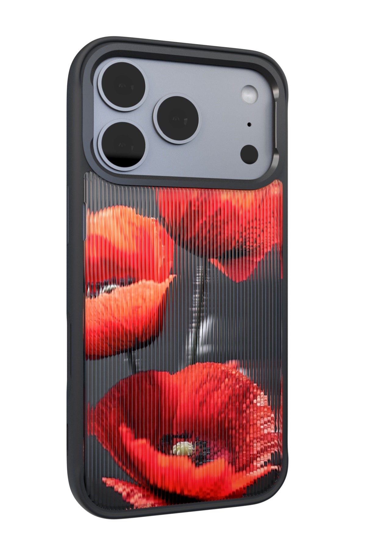 Poppy Black Backplate + Black Case for iPhone 17 Pro